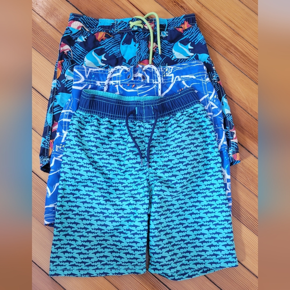 Boys Swim Shorts Trunks 5 5T Bundle